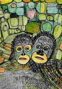 2 bunte Affen(2004).jpg